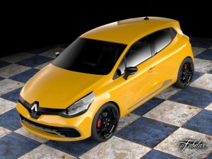 renault clio rs 2013 std mat 3Dモデル