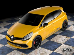 renault clio rs 2013 std mat 3D Model