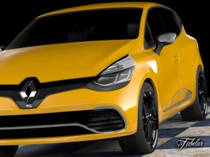 renault clio rs 2013 std mat 3D Model