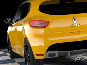 renault clio rs 2013 std mat 3D Model