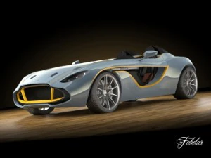 aston martin cc100 3D Model