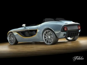 aston martin cc100 3D Model