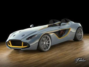 aston martin cc100 3D Model