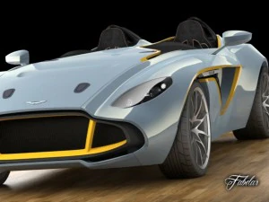aston martin cc100 3D Model