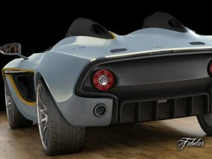 aston martin cc100 3D Model