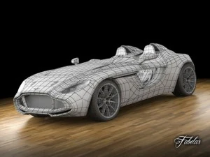 aston martin cc100 3D Model