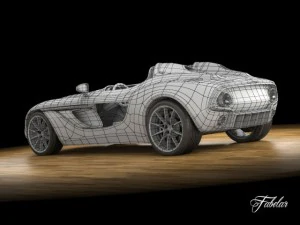aston martin cc100 3D Model