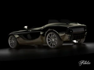 aston martin cc100 3D Model