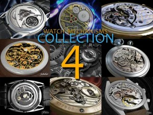 часовой механизм 4 3D Модель