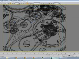 watch mechanism 4 Model 3D