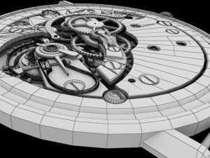 watch mechanism 4 Model 3D