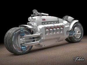dodge tomahawk concept 3D मॉडल
