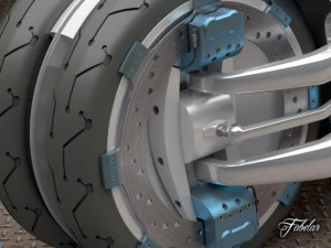 Концепция Dodge Tomahawk 3D Модель