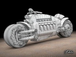 Концепция Dodge Tomahawk 3D Модель