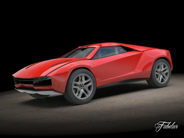 giugiaro parcour Model 3D .c4d .max .obj .3ds .fbx .stl .blend 