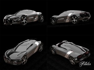 renault dezir 3D Model