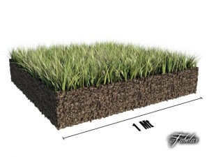 grass patch 01 3D Модель