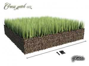 grass patch 02 3D Model