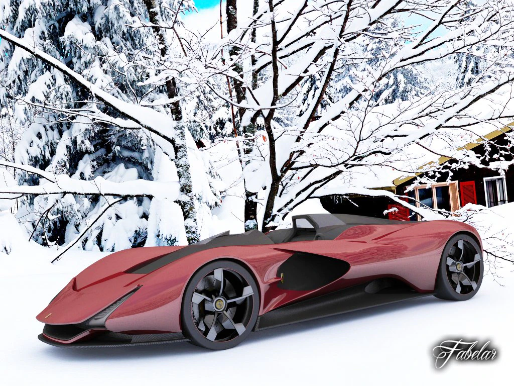 ferrari aliante std mat 3D Model .c4d .max .obj .3ds .fbx .stl .blend