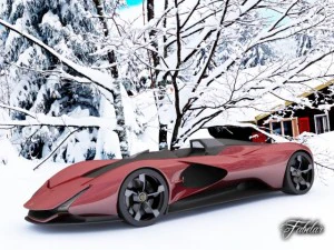 ferrari aliante standaard mat 3D Model