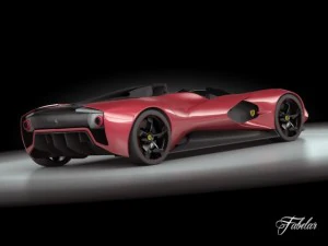ferrari aliante std mat 3D Model