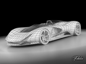 ferrari aliante std mat Modèle 3D