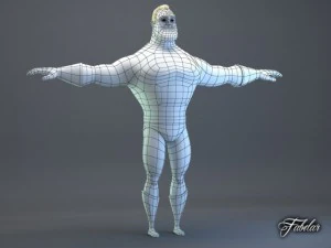 panie niesamowity Model 3D