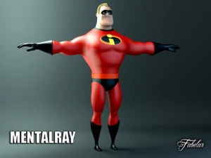 panie niesamowity Model 3D
