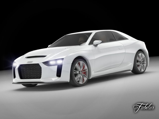 audi quattro concept std mat 3D Model .c4d .max .obj .3ds .fbx .stl .blend 