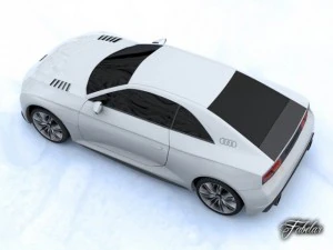 audi quattro concept std mat 3D Model