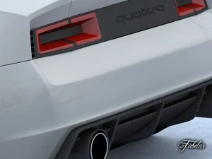audi quattro concept std mat 3D Model