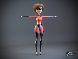 elastigirl Modelo 3D