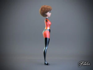 elastyczna dziewczyna Model 3D