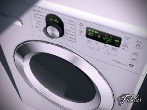 washing machine 3D 模型