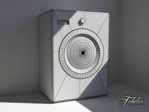 washing machine 02 3D Model