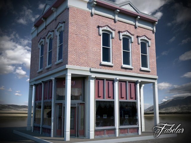 building 05 3D Model .c4d .max .obj .3ds .fbx .stl .blend 
