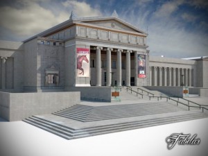building 07 field museum Modello 3D