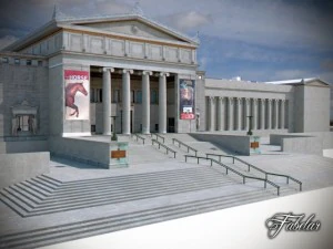 building 07 field museum 3D Model