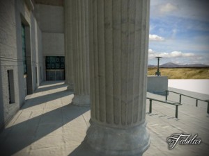 building 07 field museum Modello 3D