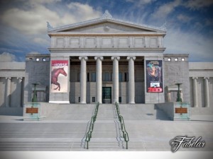 building 07 field museum Modello 3D