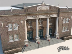building 08 3D Model