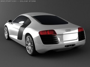 audi r8 Model 3D