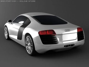 audi r8 3D Model
