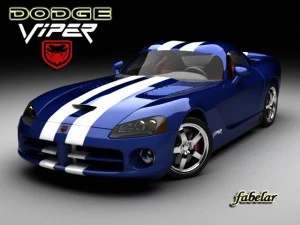 dodge viper srt10 3D Model