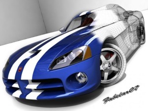 dodge viper srt10 3D Model