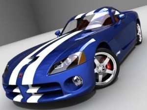 dodge viper srt10 3D Model