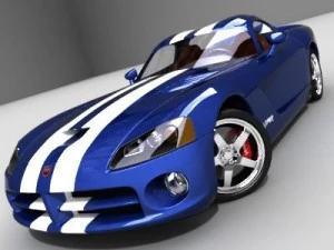 dodge viper srt10 3D Model