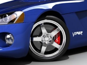 dodge viper srt10 3D Model