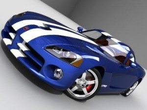 dodge viper srt10 3D Model