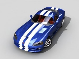 dodge viper srt10 3D Model